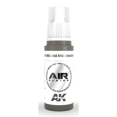 AK Interactive AK11863 Air Series ANA 613 Olive Drab Acrylic Paint 17ml 3rd Generation